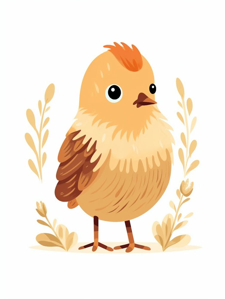 Baby Animal Illustration  Bird 10