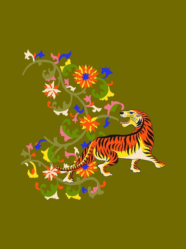 Tiger Tapestry