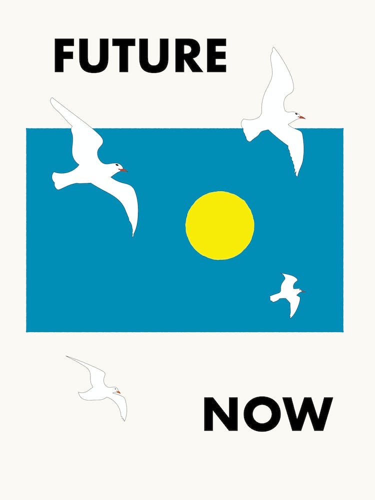 Future Now - flying seagulls