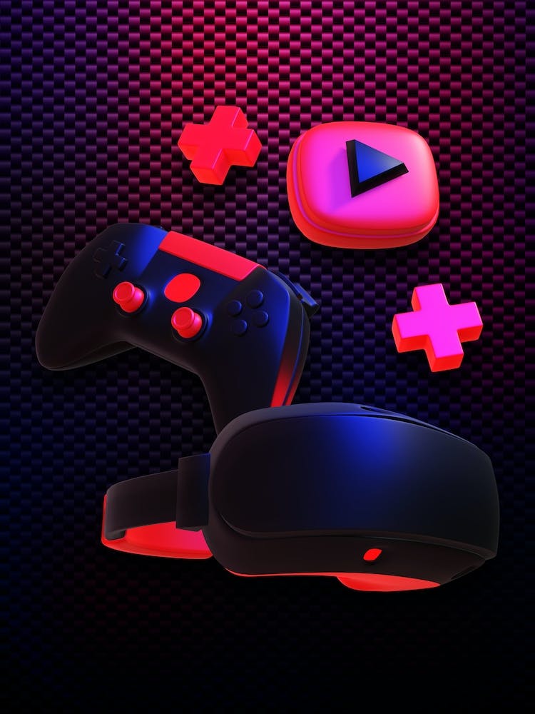 Gamer 3D - synthwave retrowave vaporwave