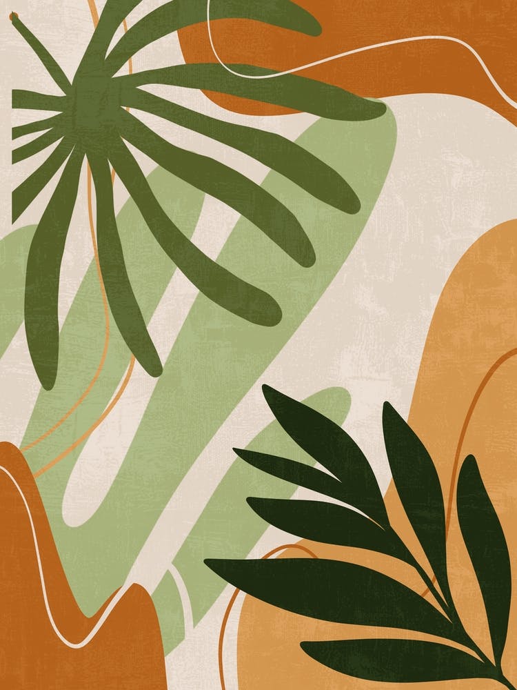 Abstract Tropical Leaves 5