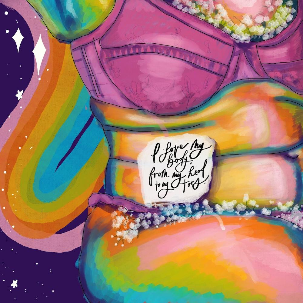 I Love My Body Square