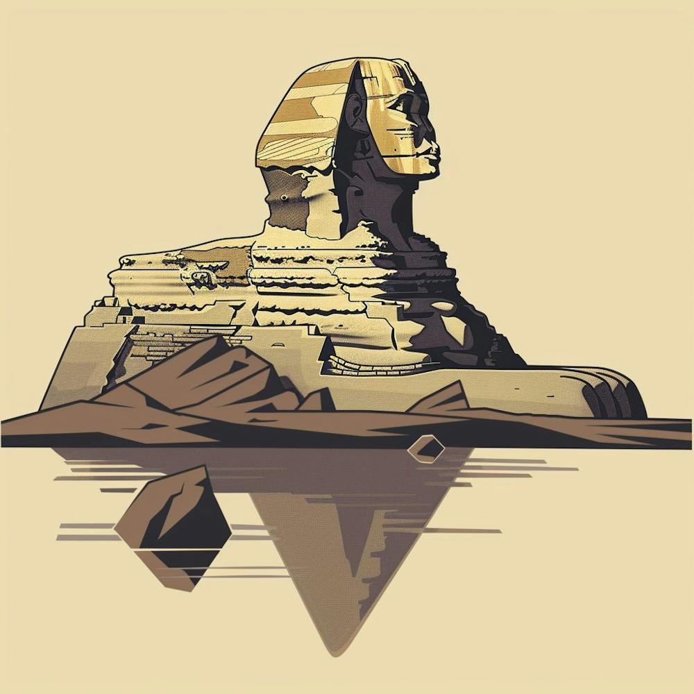 A Sphinx In Giza Minimal Illustration 1719991507 3