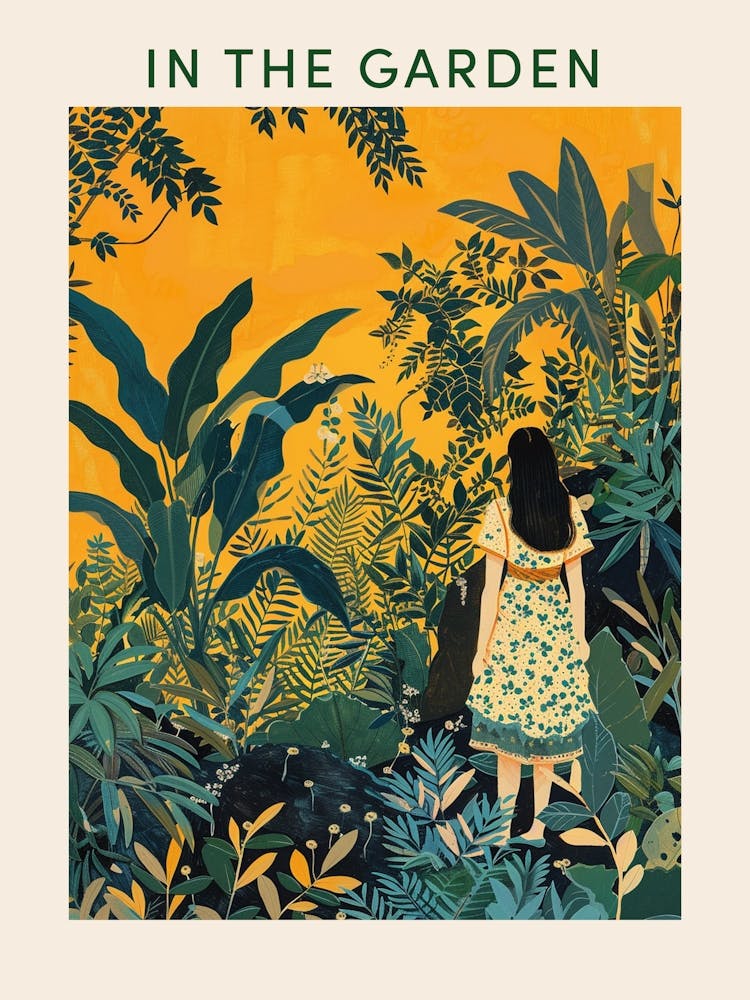 In The Garden Poster Yellow 2