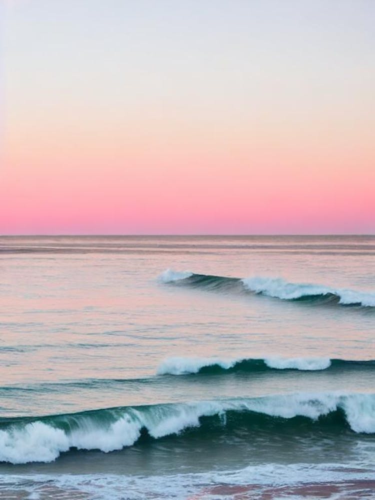 Folly Beach, South Carolina Pink Photography 1