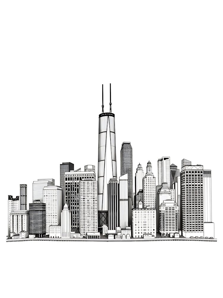 Cityscape Drawing