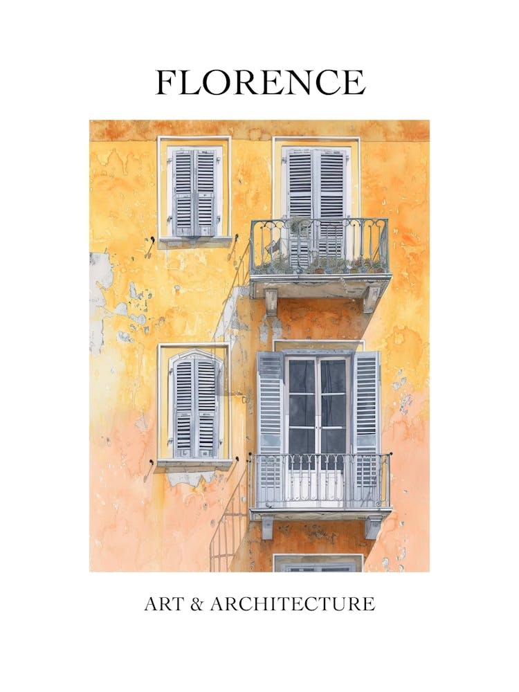 Florence Travel And Architecture Poster 3