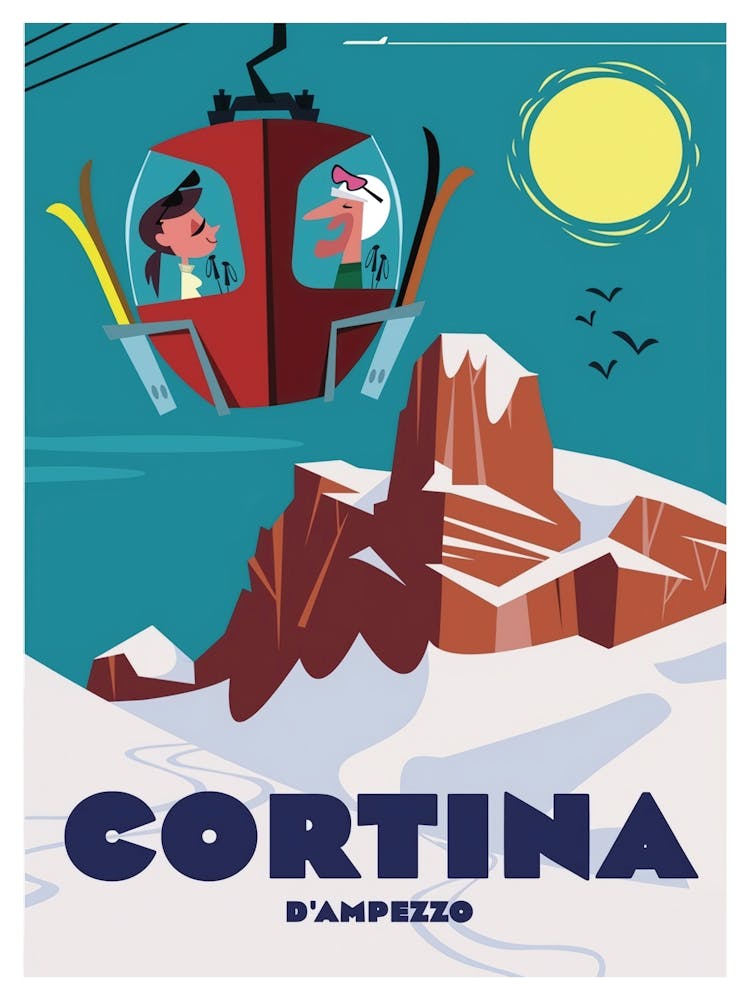 Cortina D Ampezzo Print