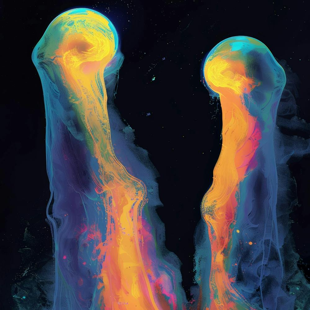 Two Jellyfish