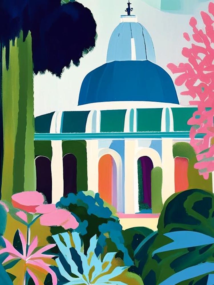 Kew Gardens, Royaume-Uni Nature Morte Abstraite