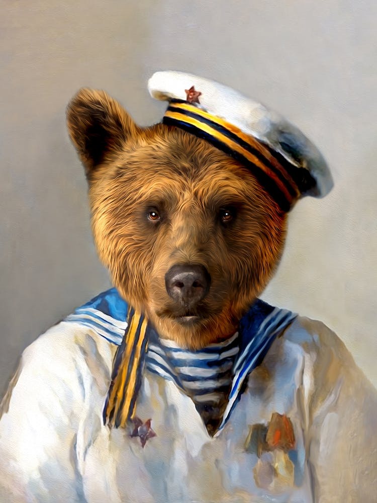 Balthazar The Sailor Bear Pet Portraits