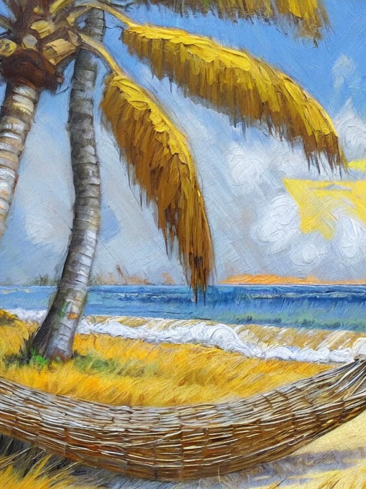 Hammock On The Beach