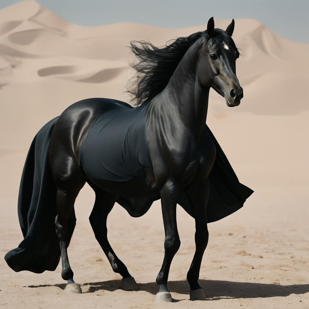 Schwarzer Araber