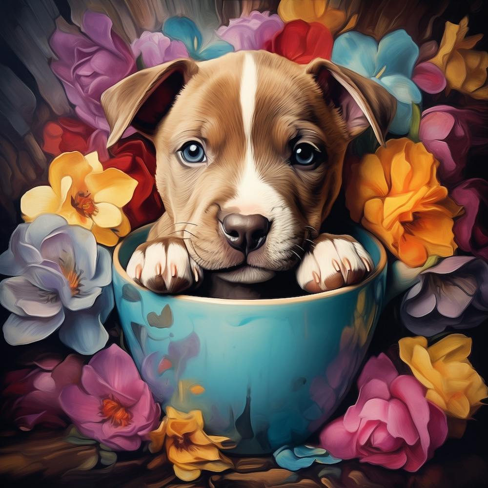 Puppy In A Cup