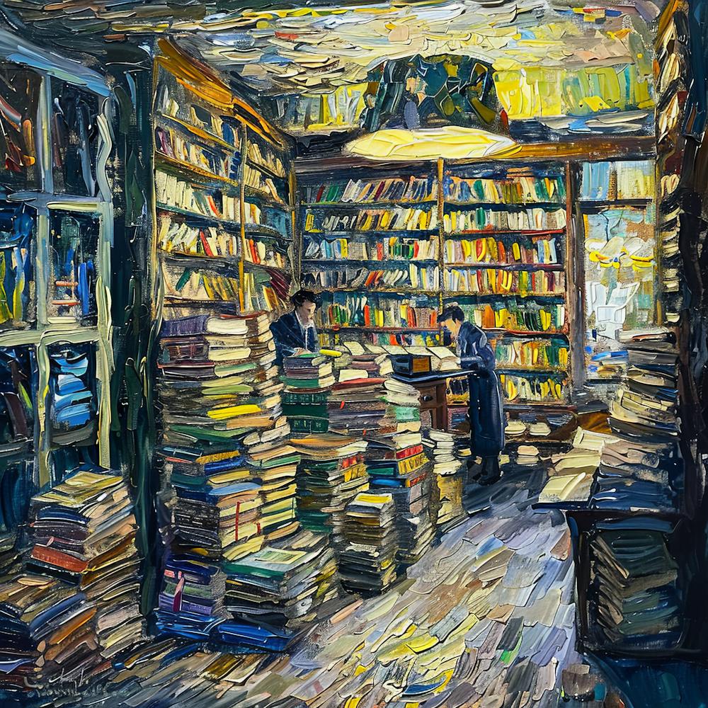 Van Gogh Style: The Old Bookshop Series 2