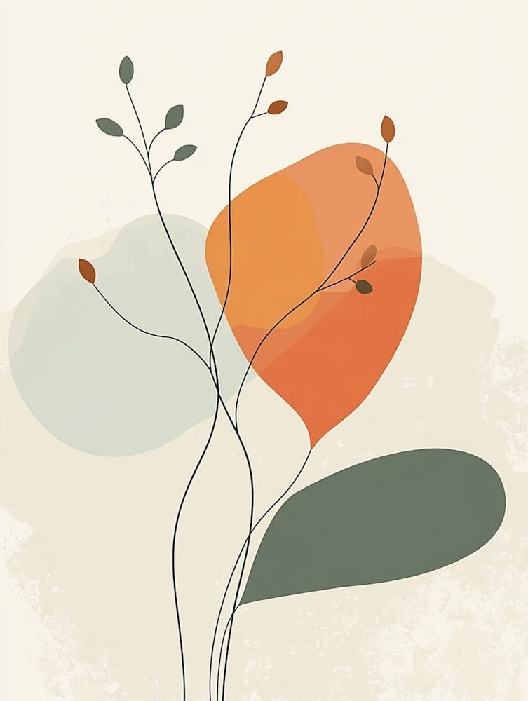 Abstract Floral Print 1
