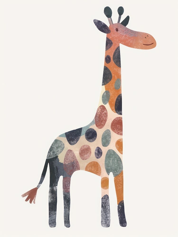 Charming Nursery Kids Animals Giraffe 4