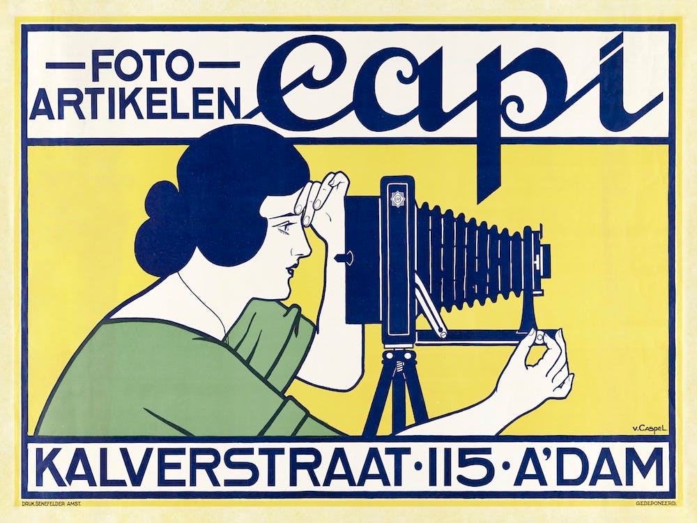 Photo Articles Capi; Kalverstraat 115 Amsterdam (18), Johann Georg Van Caspel