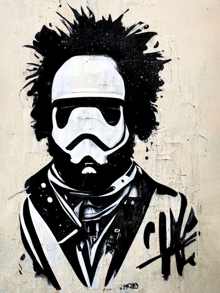 Punk Clone Stencil Graffiti Street Art