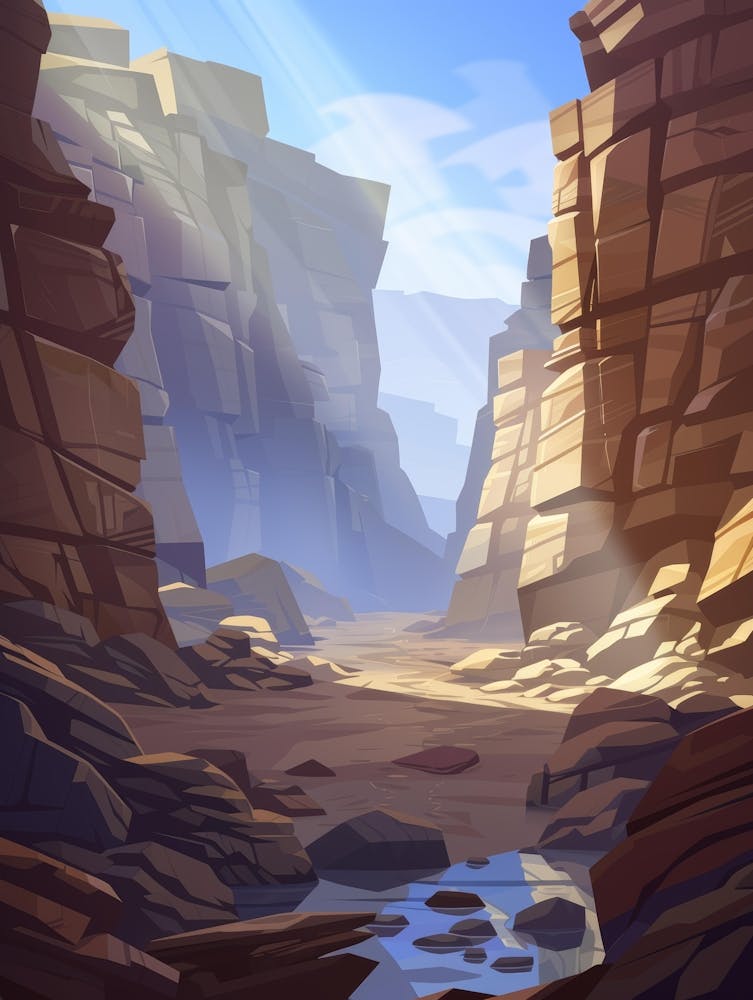 Paysage de Canyon