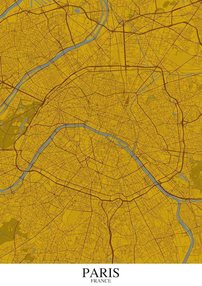 Paris Yellow Blue