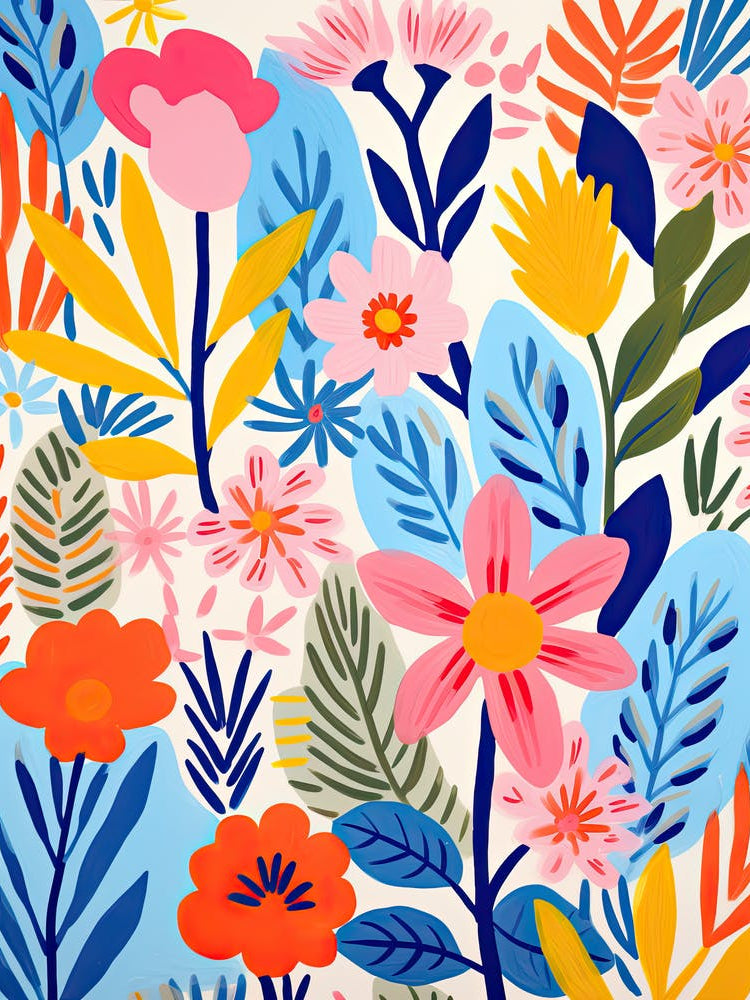Blooms In Matisse Style Wake; Inspired Harmony