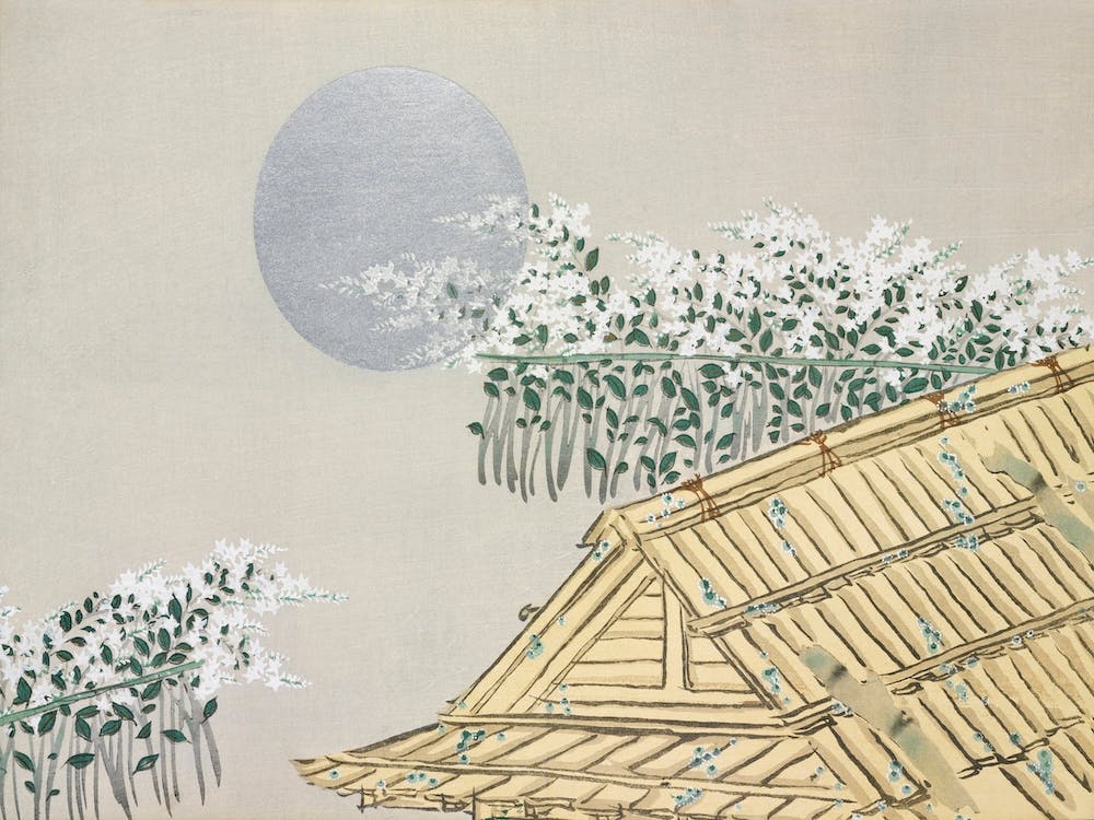 House From Momoyogusa –Flowers Of A Hundred Generations (1909), Kamisaka Sekka