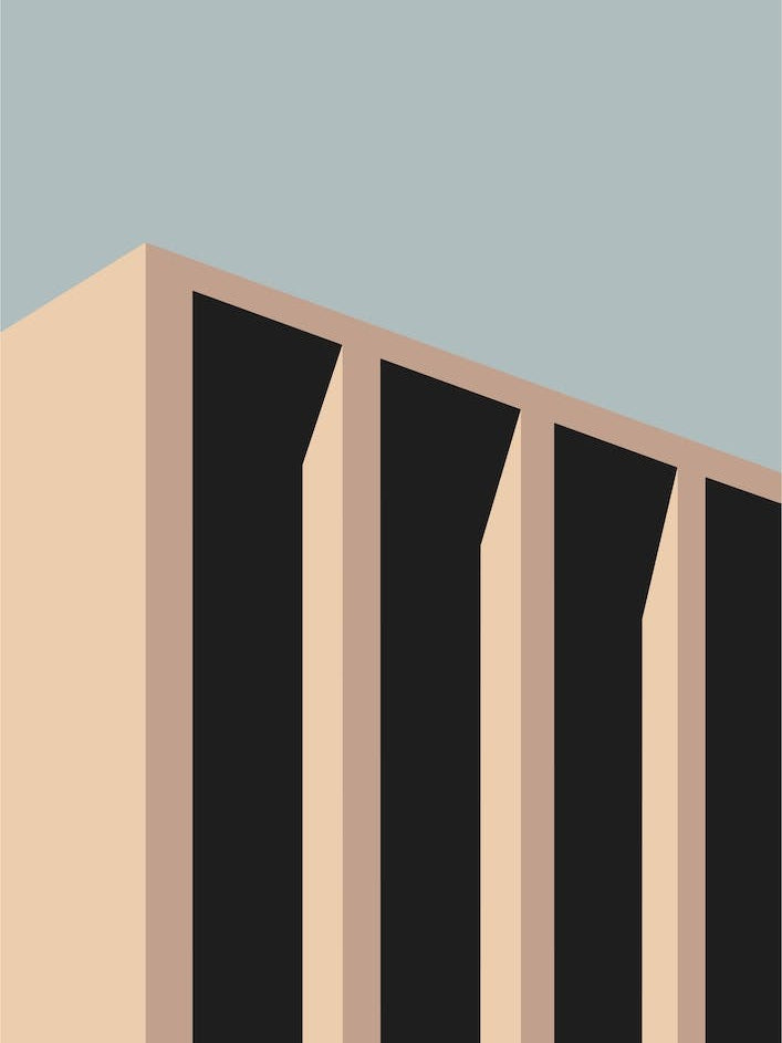 Bauhaus Architecture Day 3 Blue