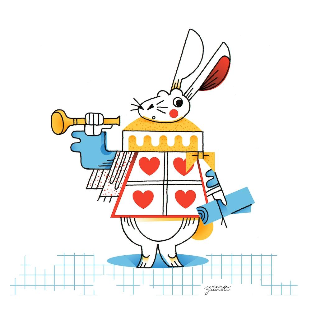 Le Lapin Blanc Carré