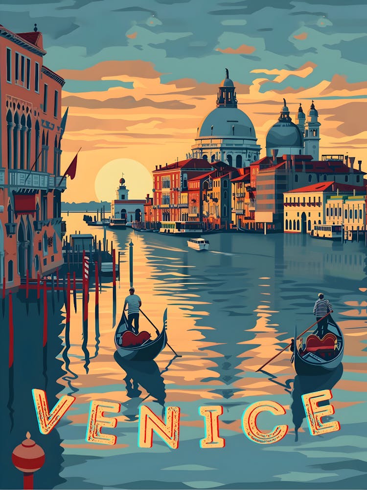 Venice At Sunset