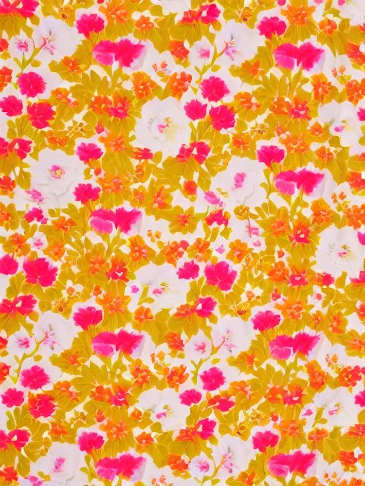 Sweet Pea Floral Print Retro Pattern 1 Flower