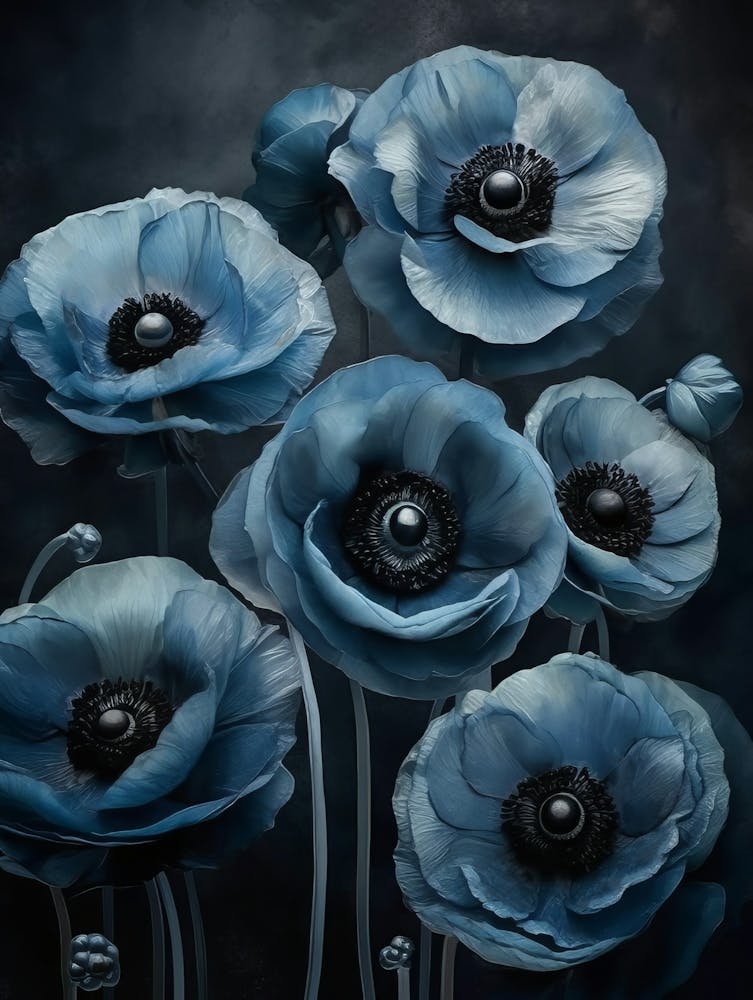 Blue Flowers 3
