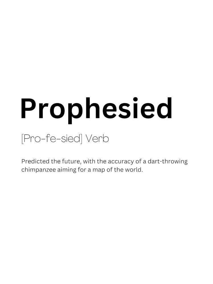 Prophesied Definition Meaning