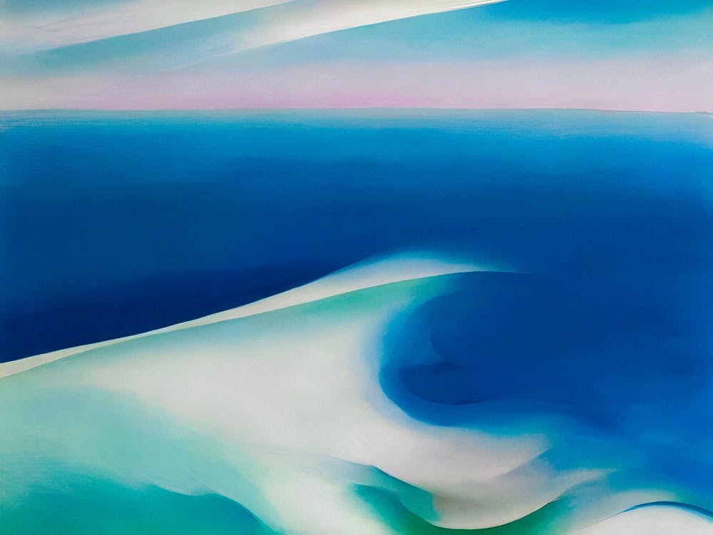 Georgia O'Keeffe - Blue Wave Maine. 1926