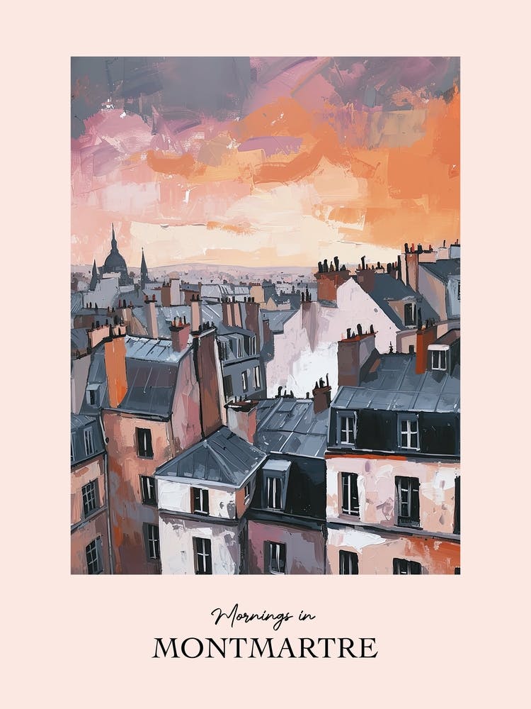 Morgenstimmung in Montmartre – Dächer und Morgenskyline 3