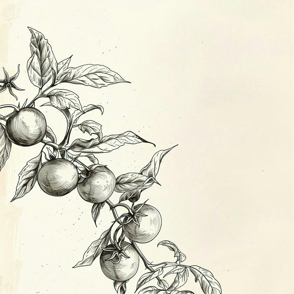 Tomato On A Branch