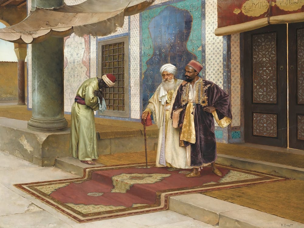 Leaving The Mosque, Rudolf Ernst