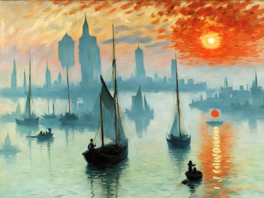 Sunrise Over The Bay