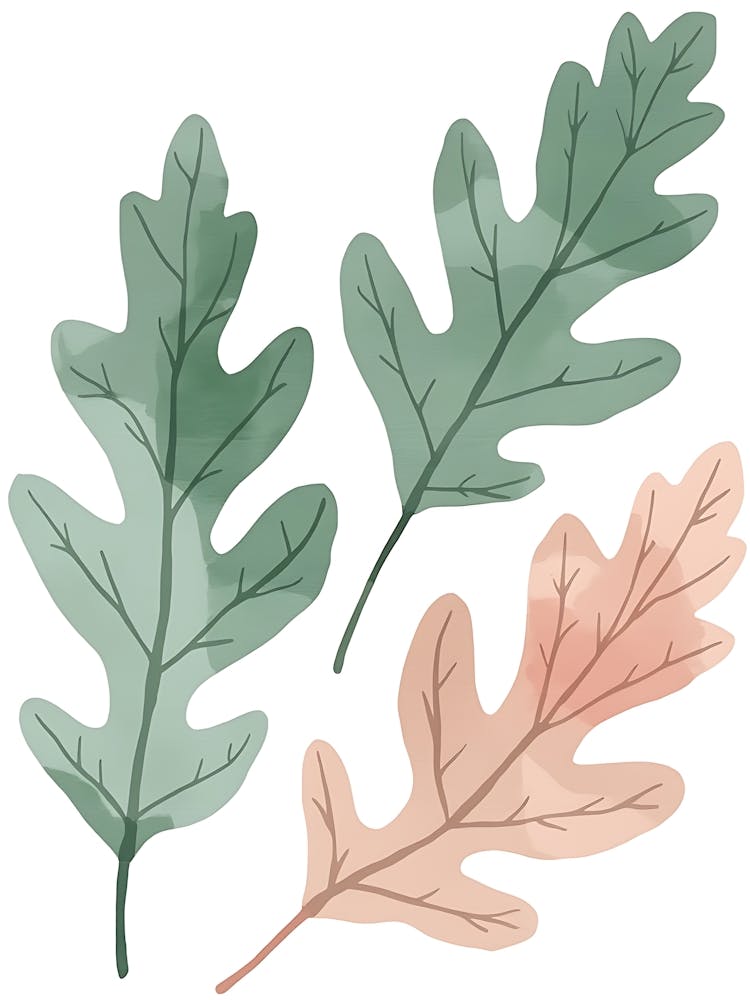 Organic Leaf Pattern For Soft Modern Rooms