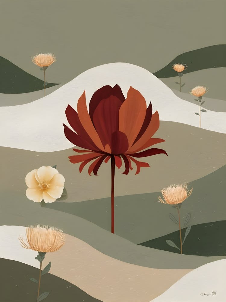 Fleur dans la prairie
