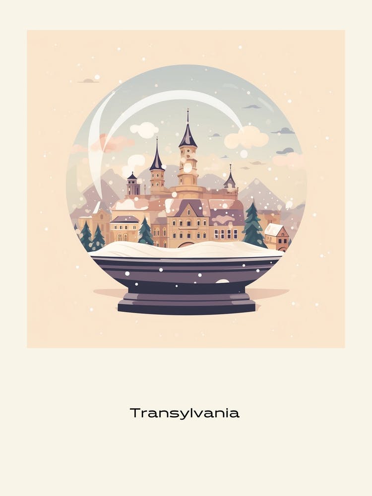 Transylvania Romania 2 Snowglobe Poster