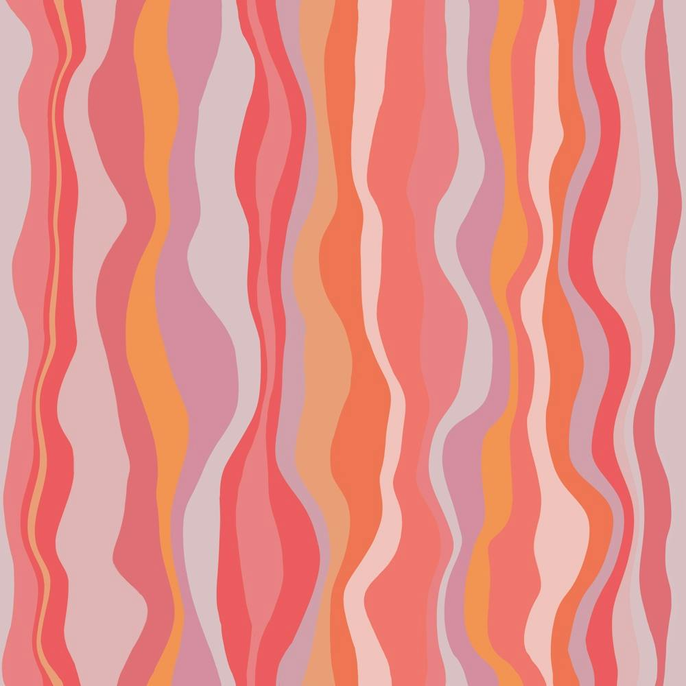 Pink Wavy Marrakech Stripes