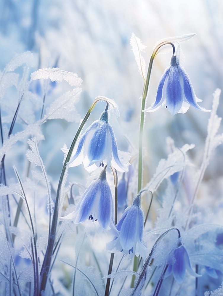 Frosty Botanical Bluebell 2