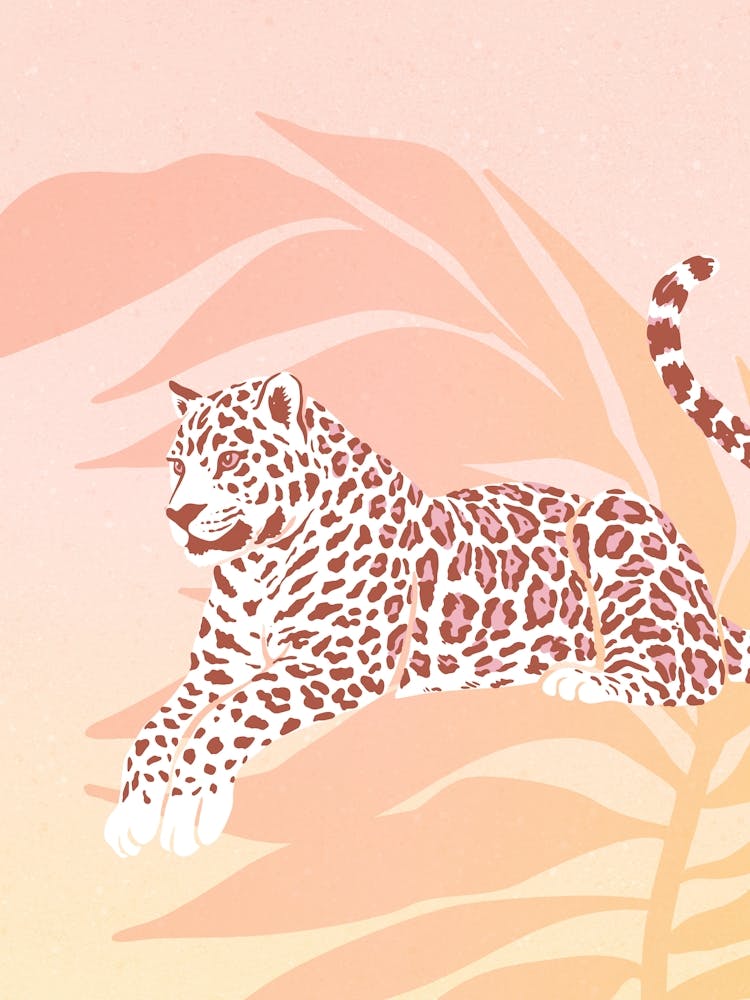 Leopard Pastel Sunset