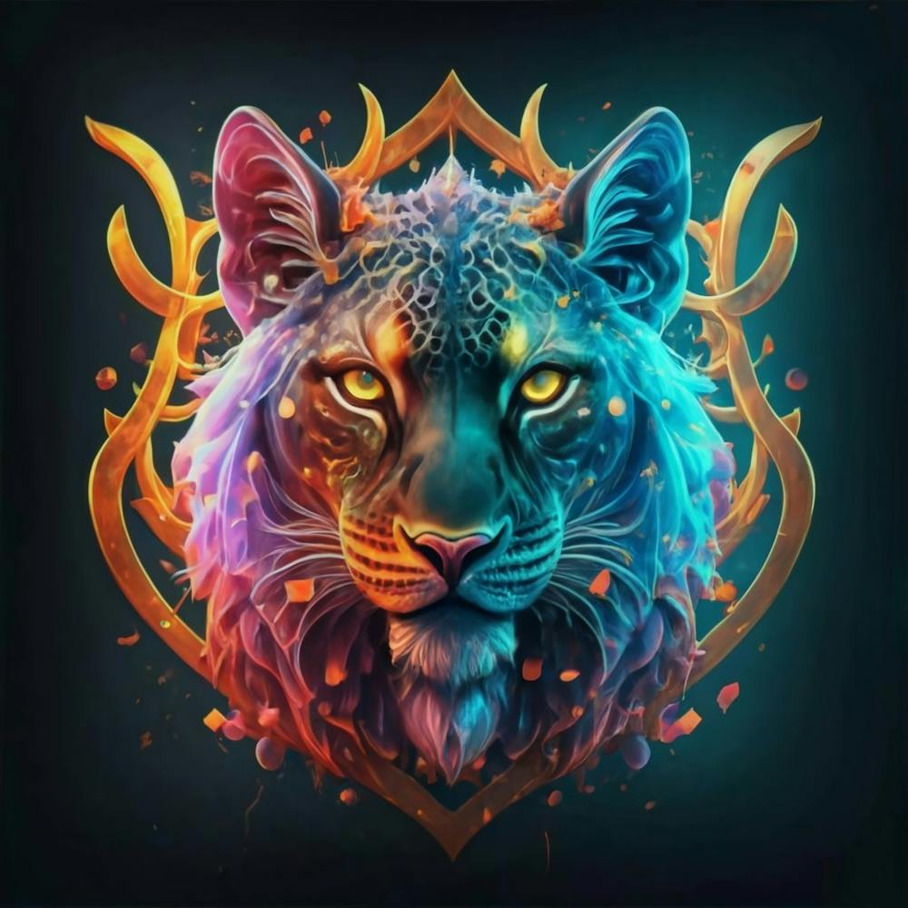 Neon Lion