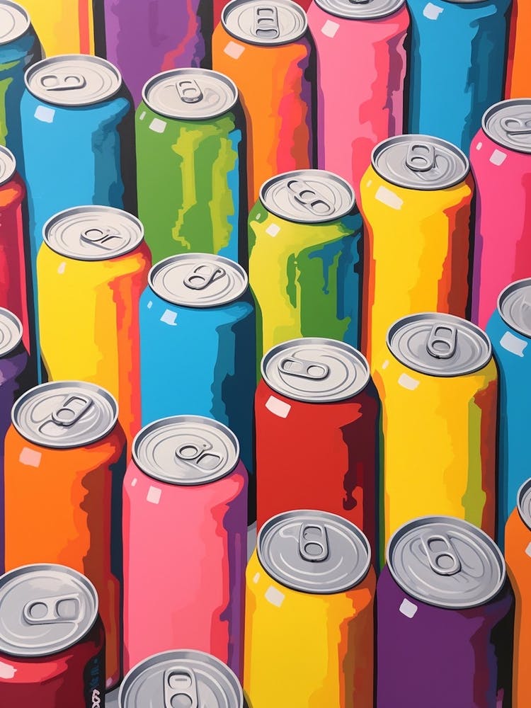 Canette de Soda Colorée