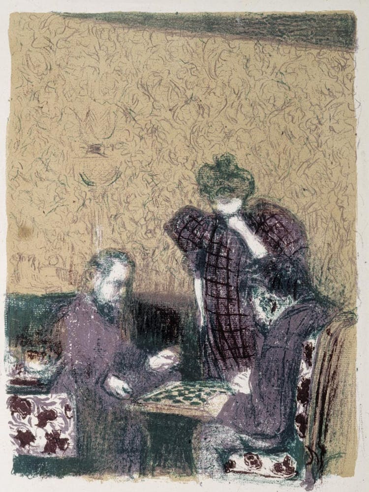 Tammenpelaajat By Edouard Vuillard