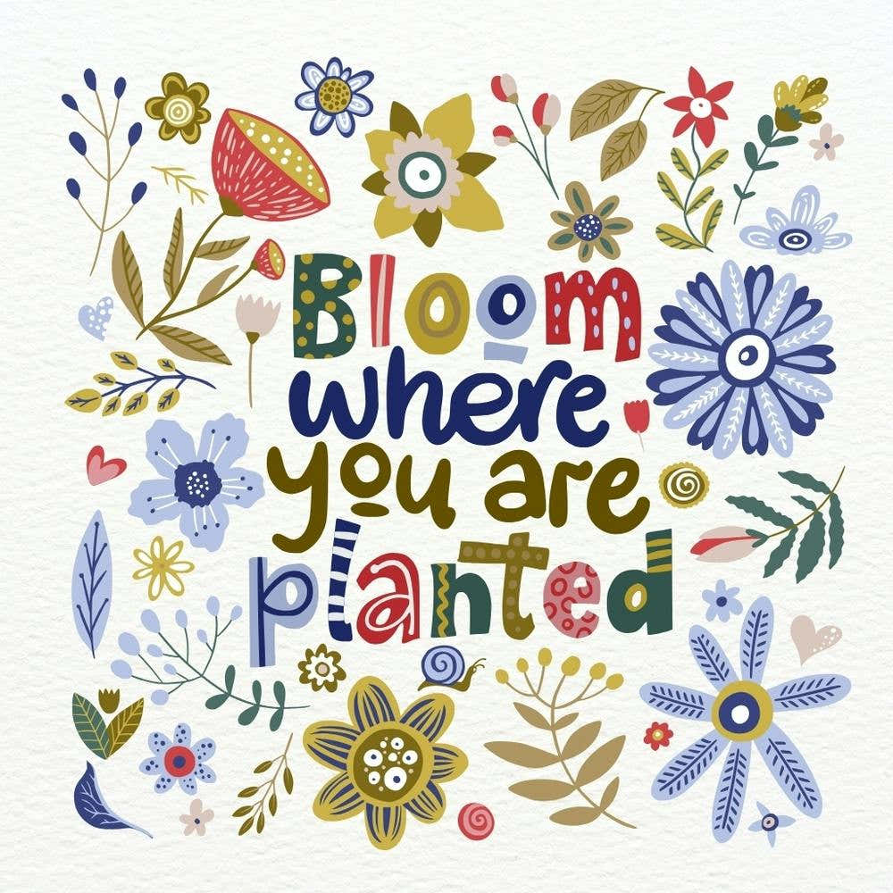 Bloom Where You Are Planted
