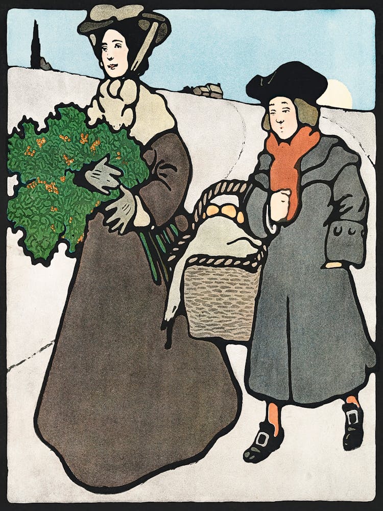 Vintage Christmas (1899), Edward Penfield