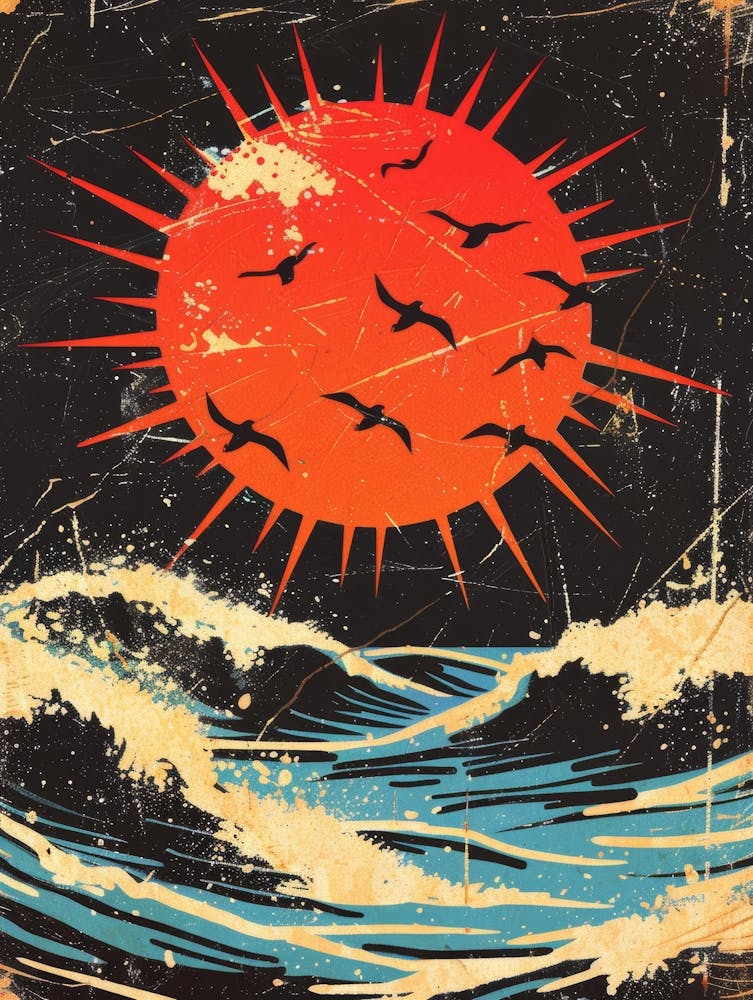 Sunrise Over The Ocean 12